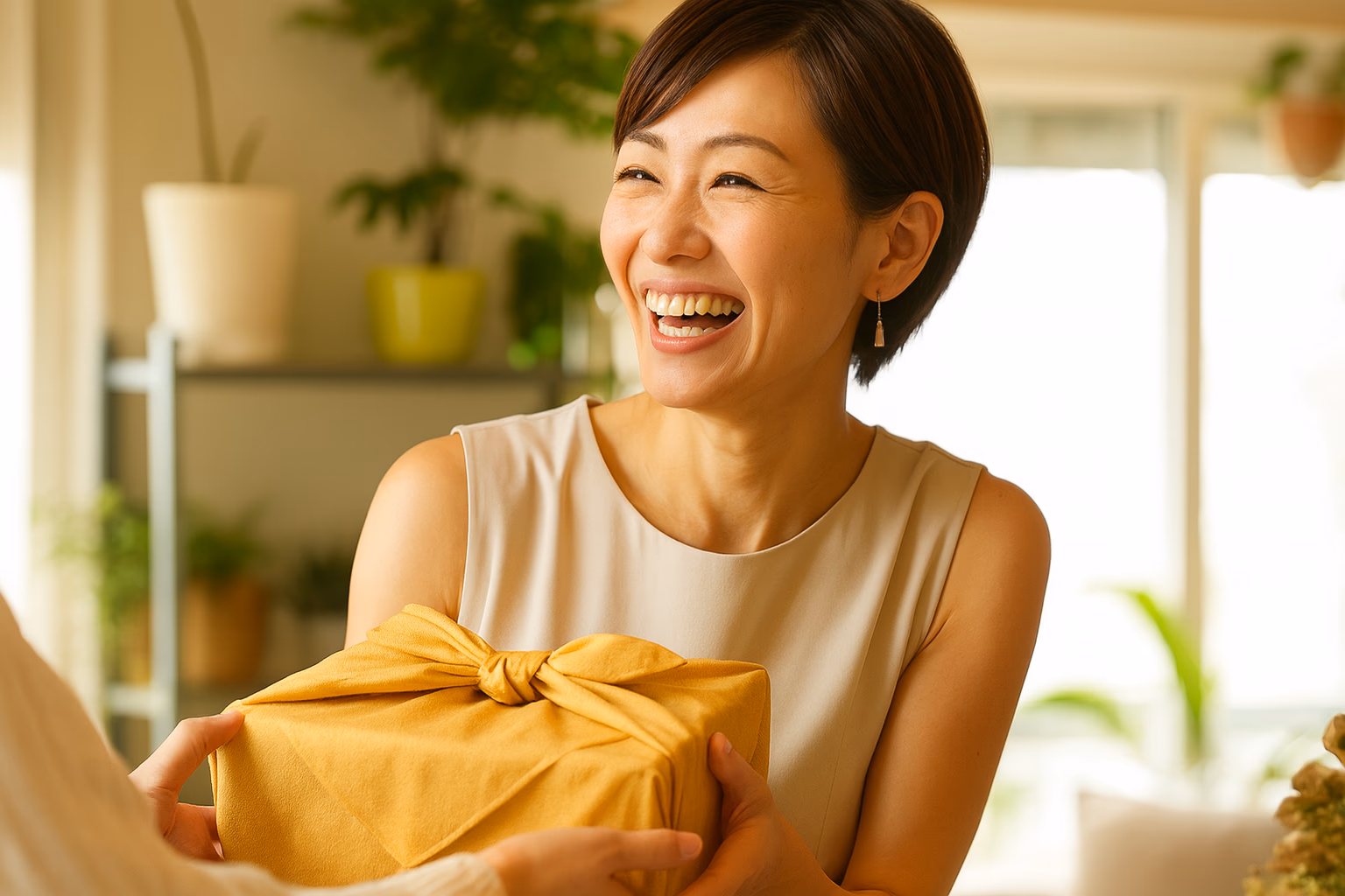 受け取る人の喜び