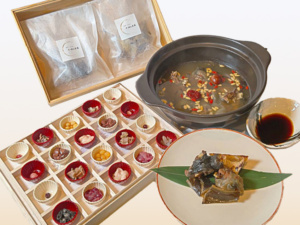 すっぽんお造り・すっぽん鍋（薬膳）・すっぽん炭焼セット