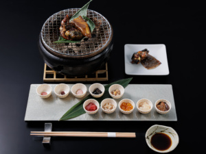 すっぽんお造り・すっぽん炭焼セット