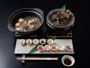 すっぽんお造り・すっぽん鍋（伝統の味）・すっぽん炭焼セット